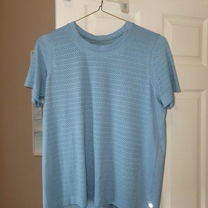 Blue Lululemon shirt